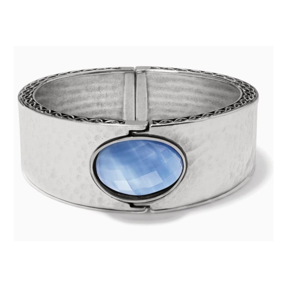 Brighton BLUE MOON Hinged Magnetic Bangle Bracelet Style: JF0035 MSRP $168 NWT